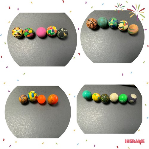 Lotto palline gomma - palline, di