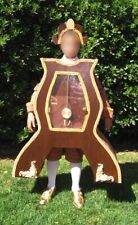 Costume teatro carnevale La Bella e la Bestia Tockins Disney orologio/vestito  