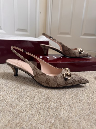 Pompa donna gucci tela - gucci, in