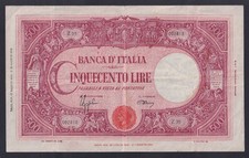 Banknote italy 500 lire - banknote, large