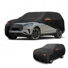 Copriauto tutte le stagioni per Lincoln Aviator Nero 190T-PU con cerniera