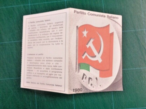 Tessera partito comunista - ,