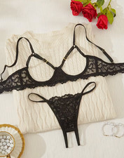 Set Lingerie Aperto Seno