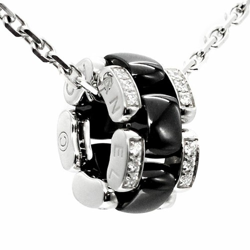 Collana chanel diamond black - collana,