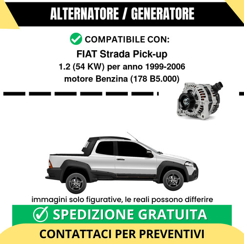Alternatore fiat strada - alternatore,