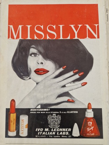 Pubblicita epoca misslyn 1963 - pubblicita,