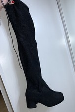 STIVALI DONNA GINOCCHIO NERO