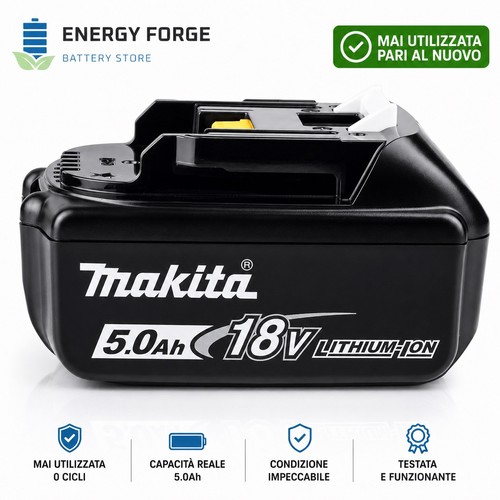 Makita bl1850b 0ah - 5.0ah, batteria