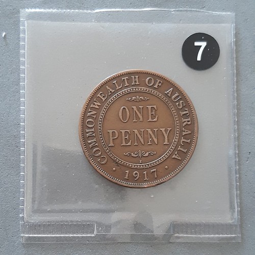 Australia one penny giorgio - "one,