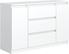 Cassettiera bianca opaca con - opaca, 3