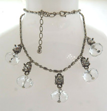 Collana pendente perle lucite