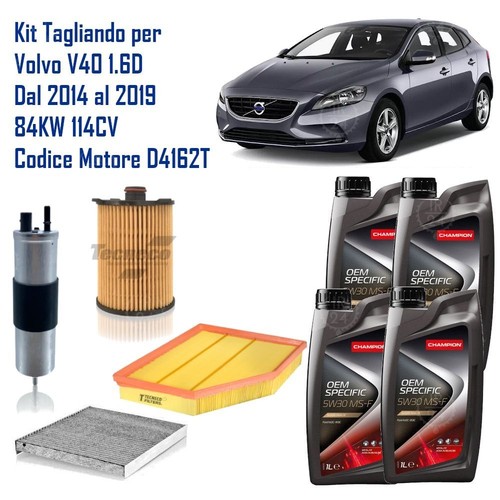 Kit tagliando volvo v40 - volvo,