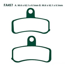 Pastiglia freno anteriore EBC