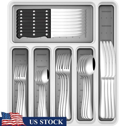 Set posate acciaio inox - posate,