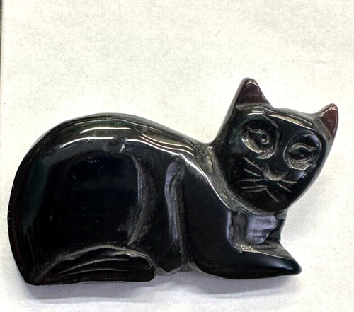 Cat hand carved - cat,