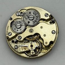 24,3mm Rolex Rebberg Depose 7 Jewels Vintage Antico Orologio Movimento RICAMBI RIPARAZIONE