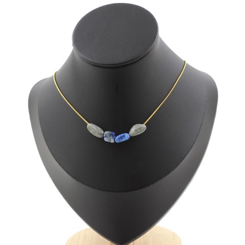 Collana perle lapislazzuli - collana, 4