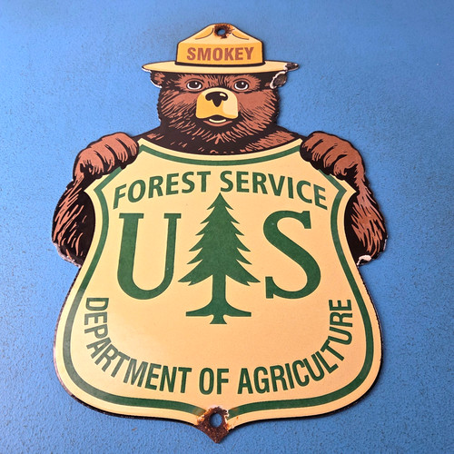 Vintage smokey bear porcelain - vintage,