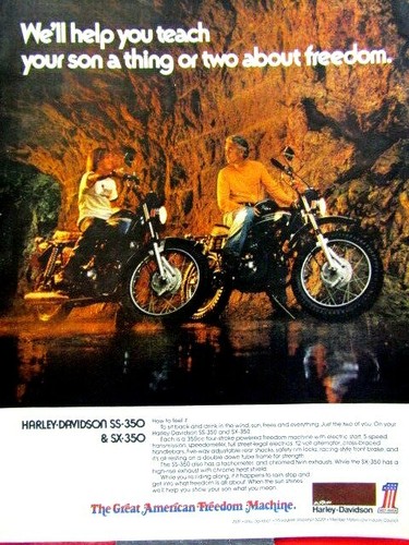 Pubblicità harley davidson - harley,
