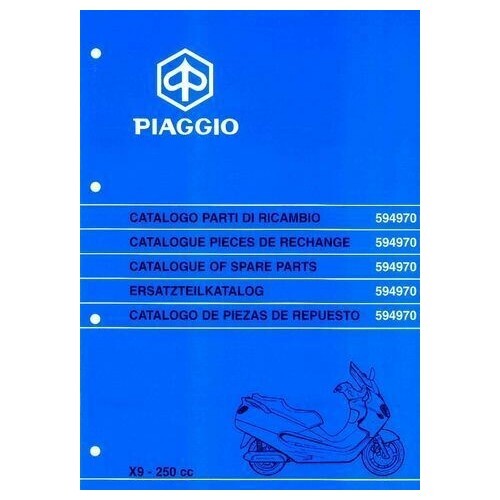 Catalogo ricambi piaggio - piaggio, x9
