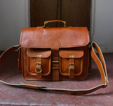 Borsa per laptop in pelle