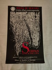 Affiche Serpan, oeuvres de