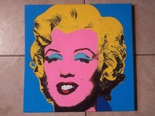 Marylin Monroe Andy Warhol 50x50 Cm Acrilico Su Tela Dipinto A Mano Riproduzione