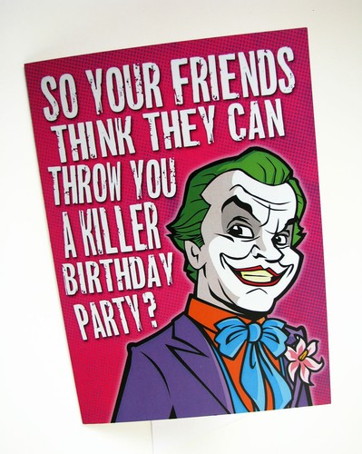 Biglietto compleanno joker 89 - joker, '89