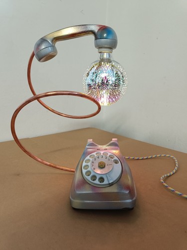 Lampada telefono vintage - lampada,