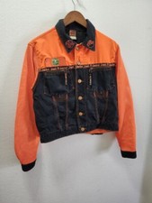 INCREDIBILE Giacca Jeans Uomo Jean Paul Gaultier Junior Grafica * Denim e Maglia L