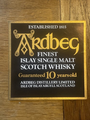 Ardbeg guaranteed year old - ardbeg,