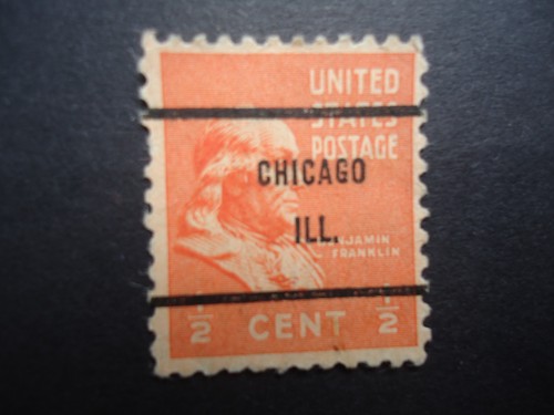 Timbre postage 2 cent - timbre, 1/2
