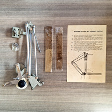 Tecnigrafo portatile Tecnostyl vintage completo istruzioni e squadre anni 60/70