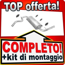 Silenziatore Posteriore per