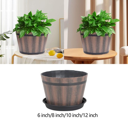 Vaso per fiori botte - fiori, a
