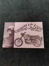 moto CZ 125 175 cc 1969  prospectus catalogue dépliant  brochure dépliant