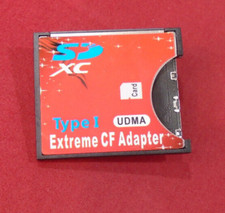SD SDHC SDXC a Cf Card Adattatore Compatto Flash Tipo I Scheda Convertitore