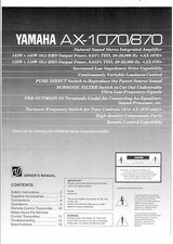 Yamaha manuale di istruzioni