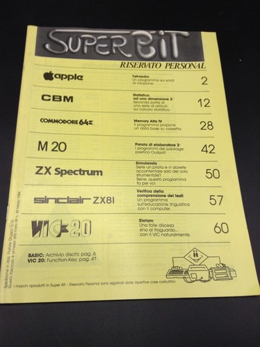 Superbit riservato personal - riservato,