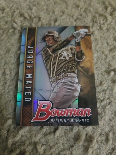 Jorge mateo 2017 bowman chrome - mateo,