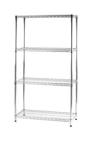 Scaffale acciaio cromato - acciaio,