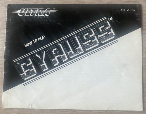 Gyruss notice usa - notice,