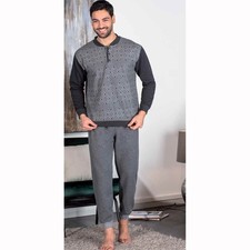 Pigiama uomo punto jaquard