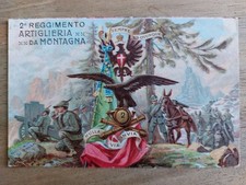 Cartolina Militare 2 Reggimento Artiglieria Da Montagna Rara Fp Nv
