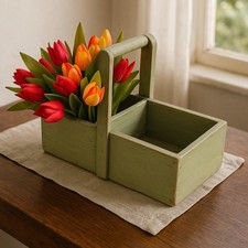 Vecchia  Cassetta Legno Casier