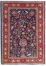 Tappeto keshan antico lana,seta fine  xix circa mis:220x141 cm