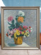 quadro ad olio su tela vaso