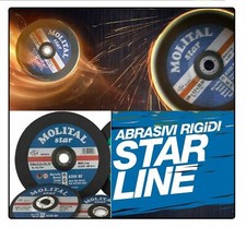 DISCO SMERIGLIATRICE TAGLIO SMERIGLIO 115 230 x 1 2 3 6 FERRO ACCIAIO INOX GHISA