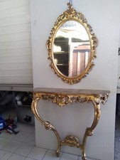 Consol Con Specchiera stile luigi xv