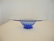 La murrina Venus centrotavola blu pervinca NUOVO MURANO 